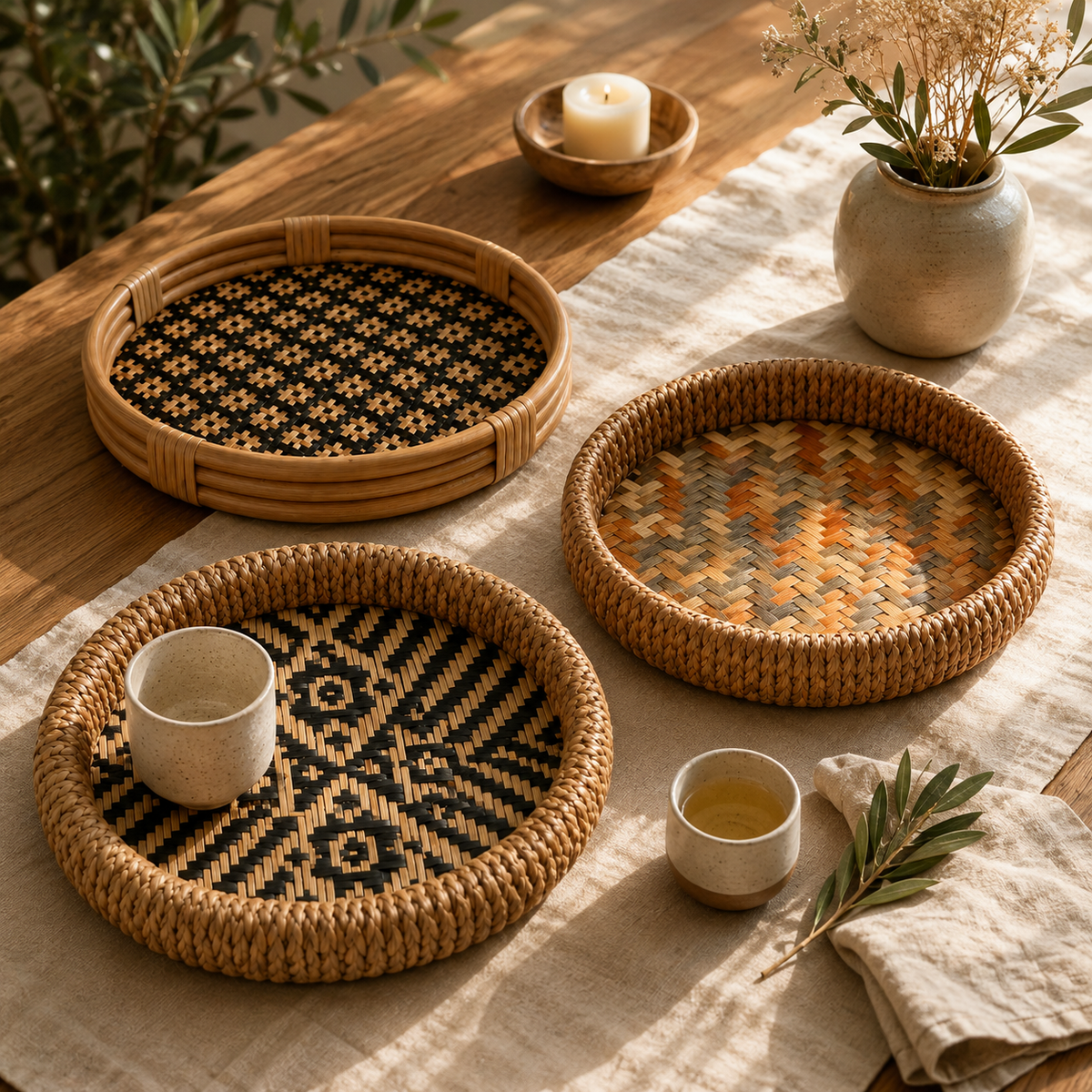 Rattan & Woven Decor
