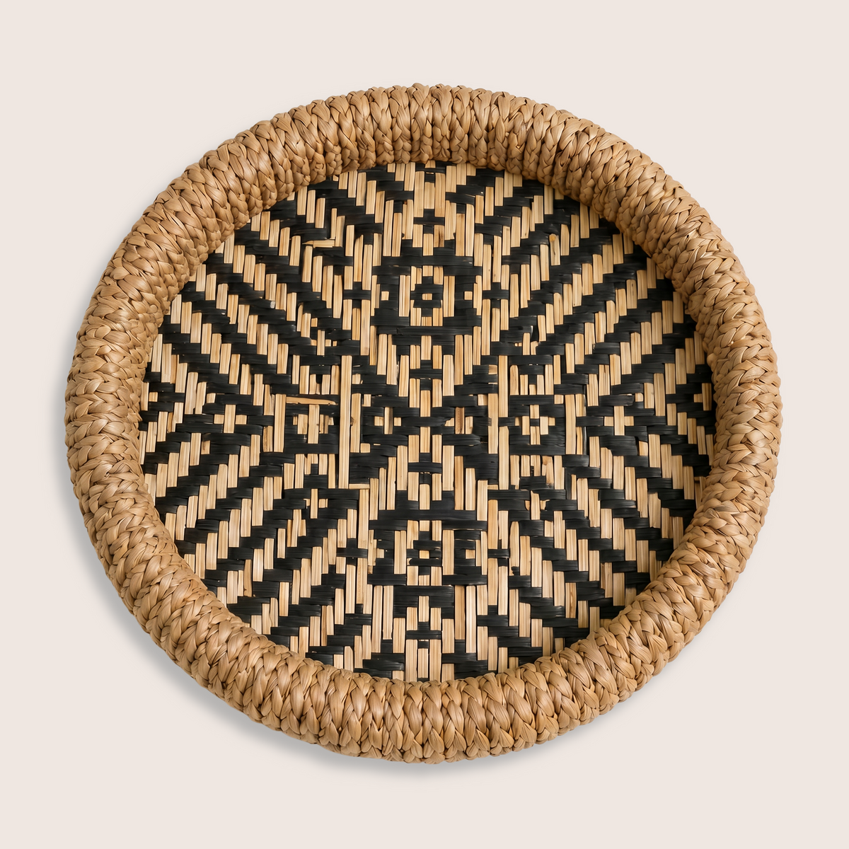 Bamboo & Water Hyacinth Tray