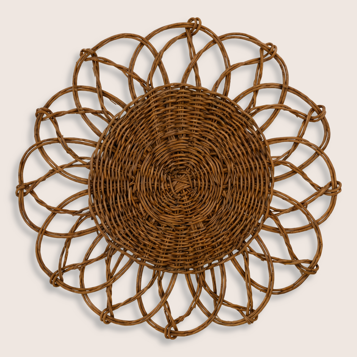 Rattan Flower Placemat (Set of 4)