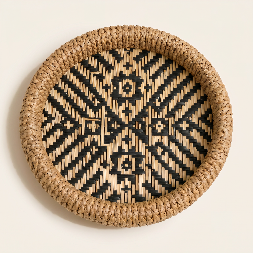 Bamboo & Water Hyacinth Tray