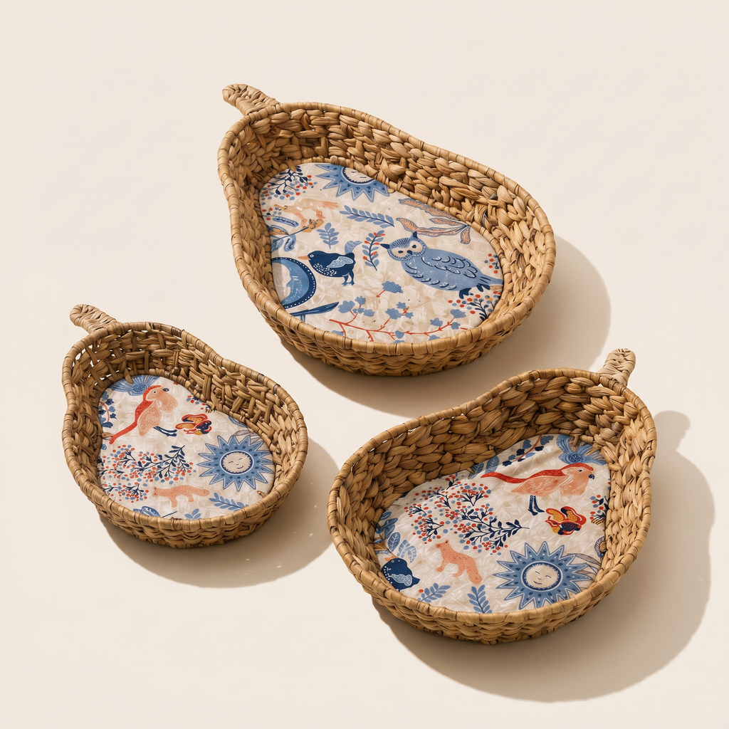 Handwoven Pear Tray