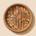 Herringbone Deep Round Tray