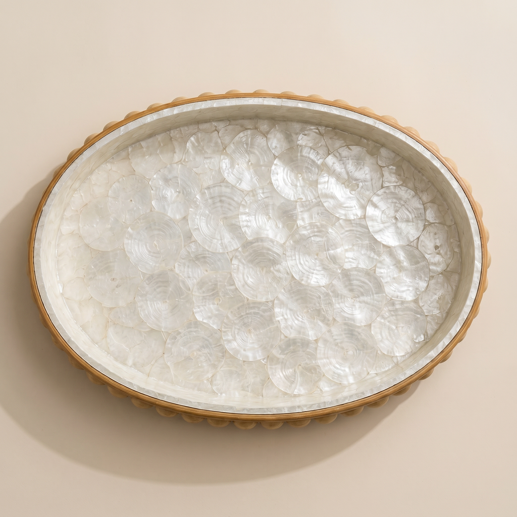 Mother of Pearl Oval Tray
