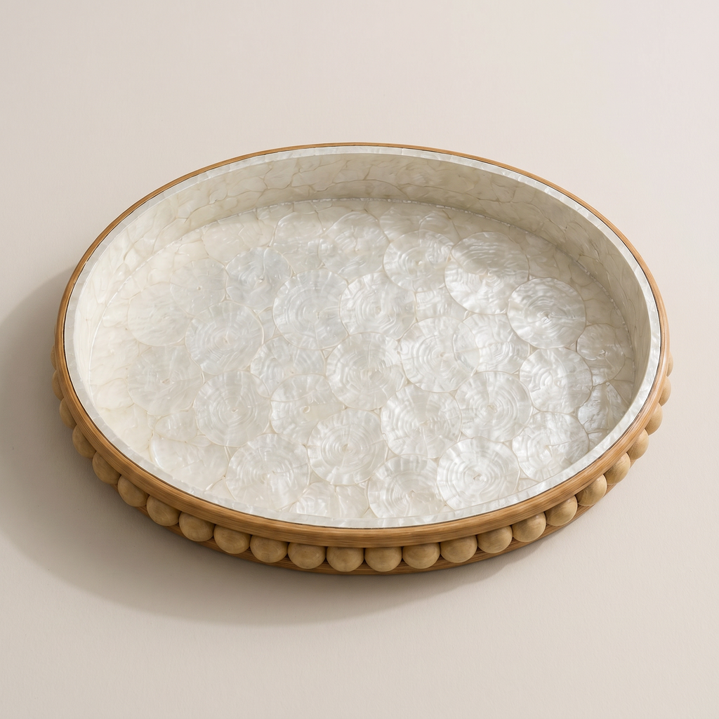 Mother of Pearl Oval Tray