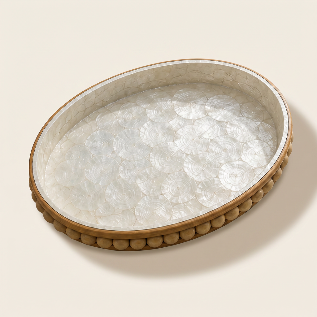 Mother of Pearl Oval Tray