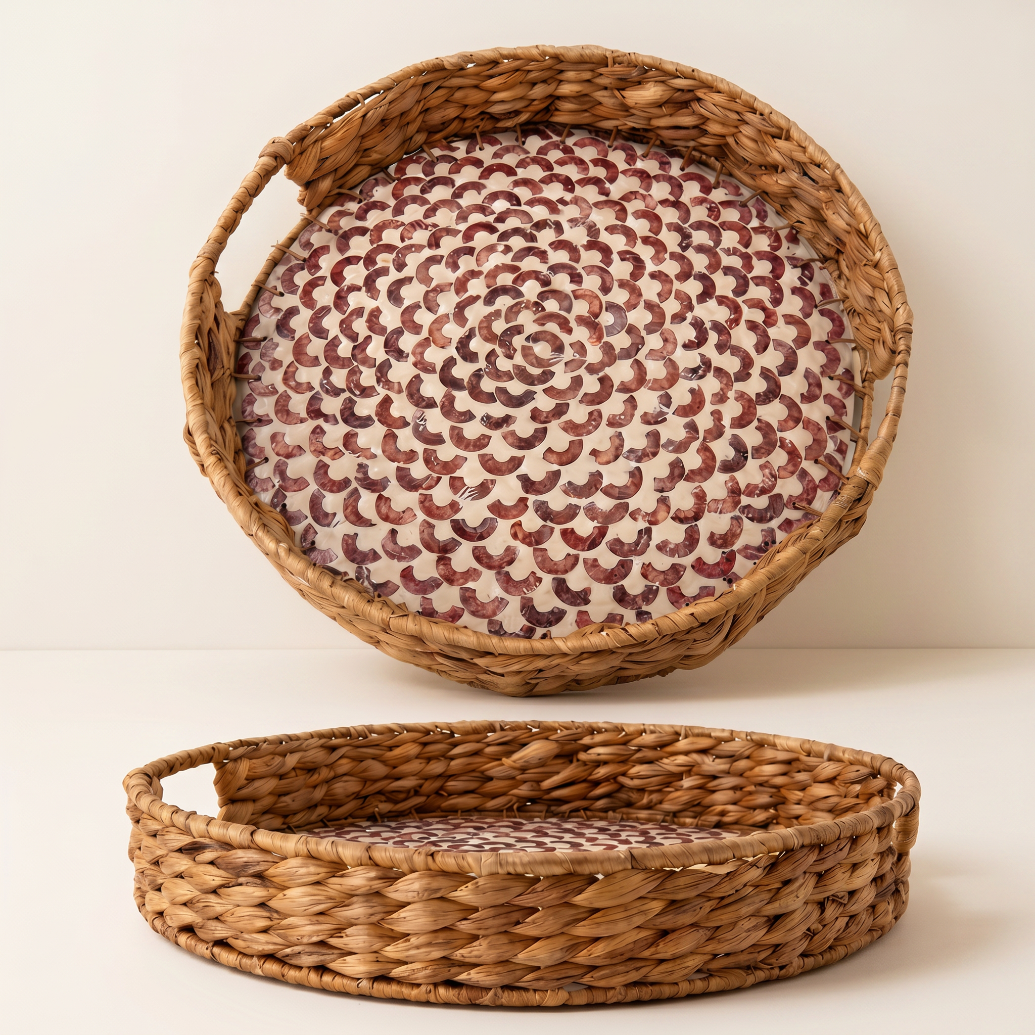 Mother of Pearl Round Tray