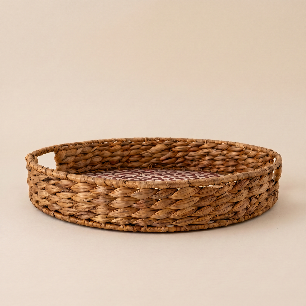 Mother of Pearl Round Tray