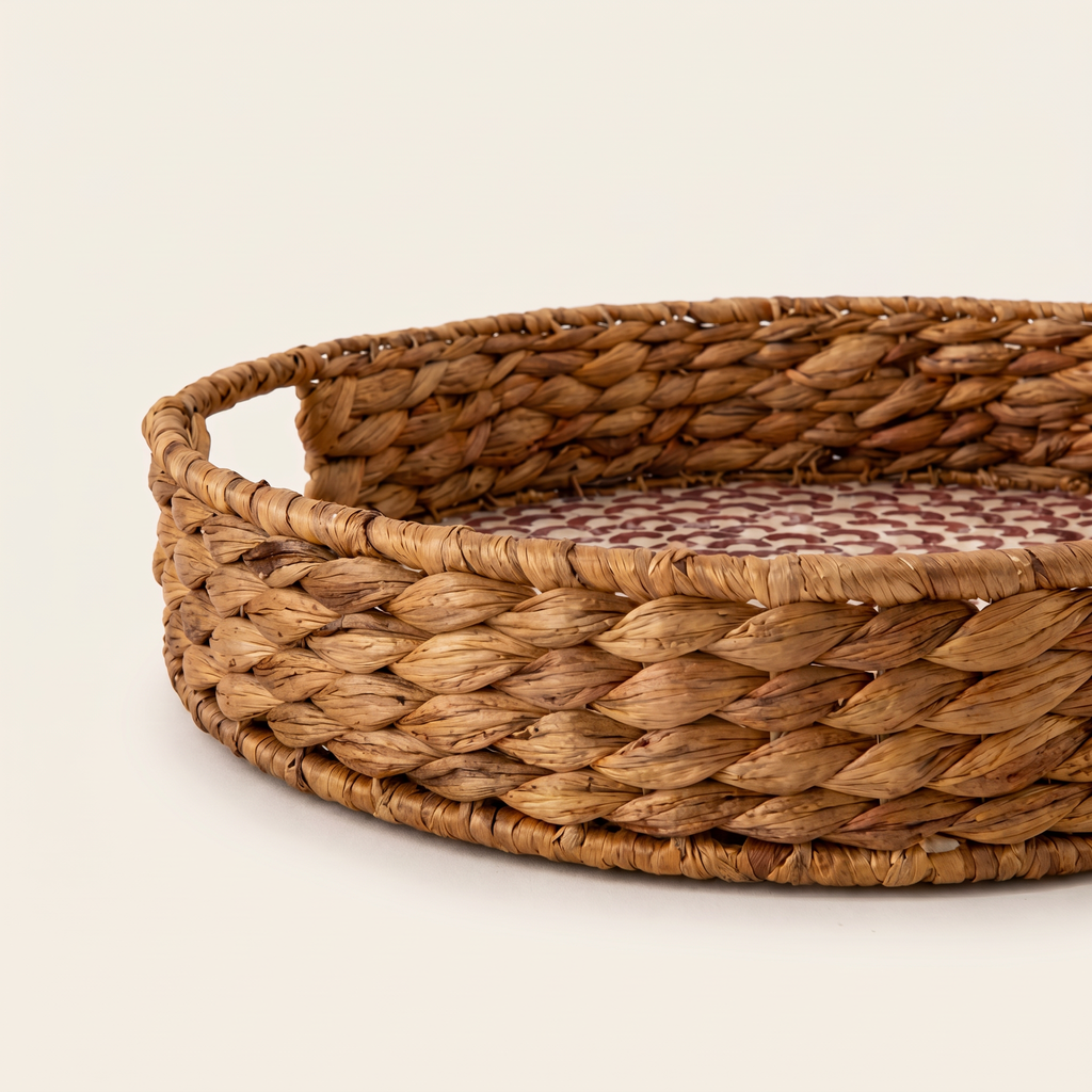 Mother of Pearl Round Tray