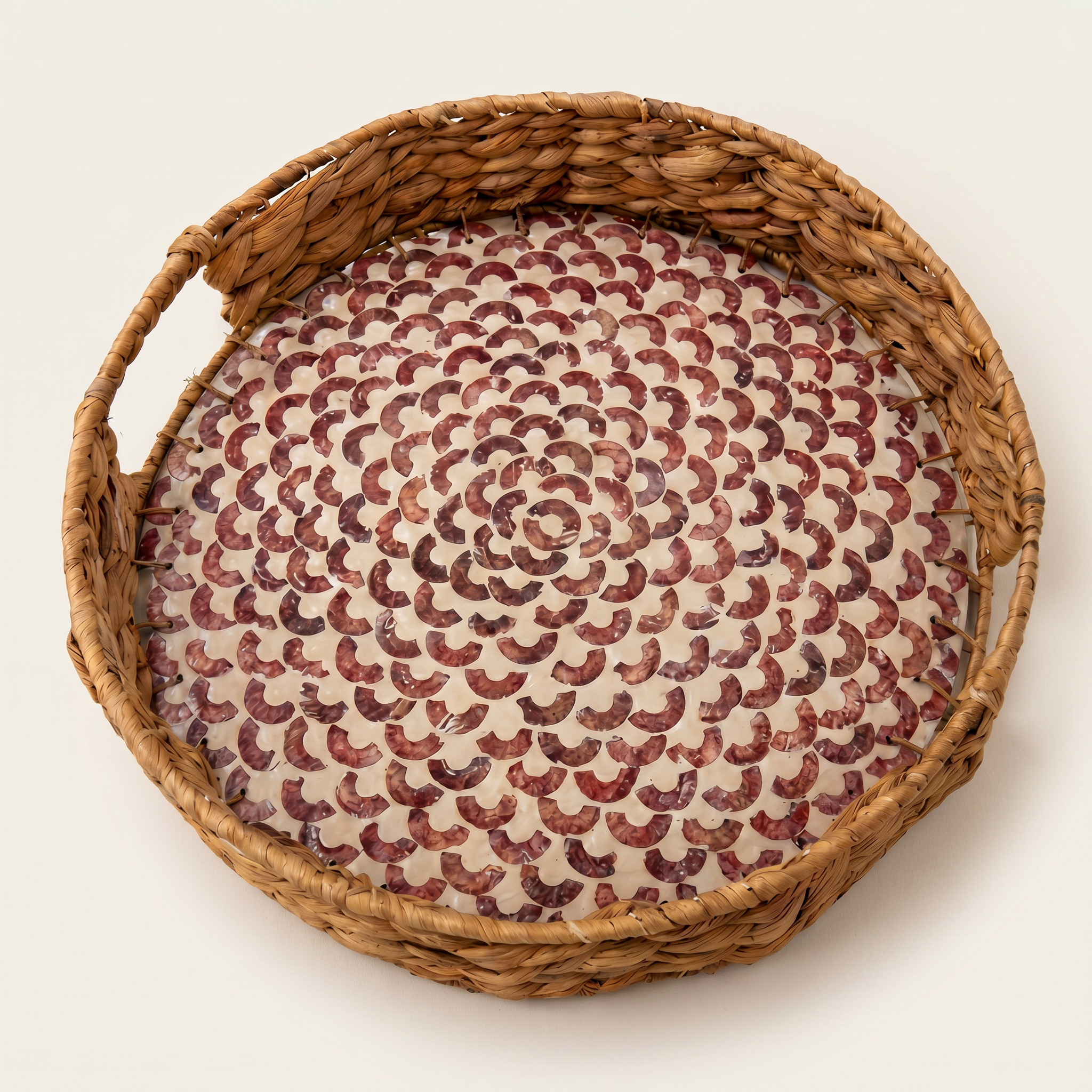 Mother of Pearl Round Tray