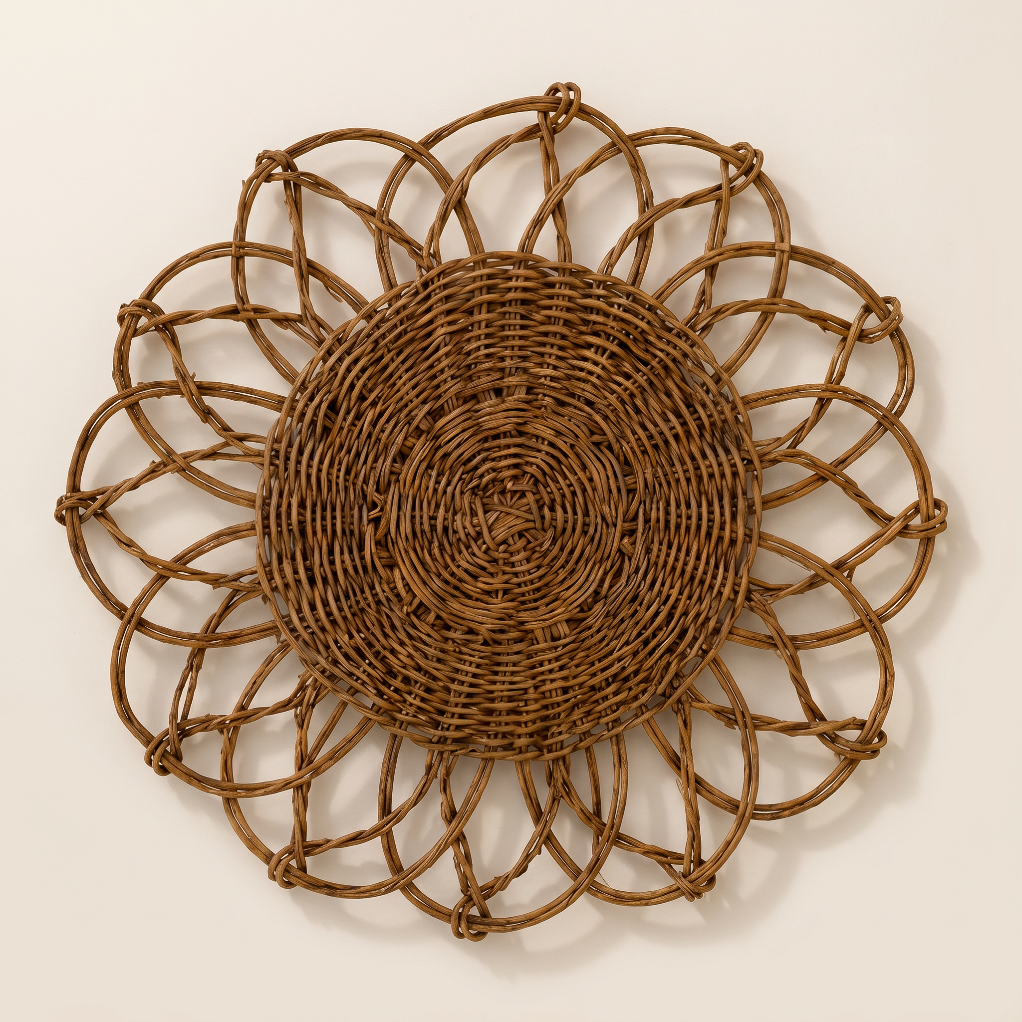 Rattan Flower Placemat