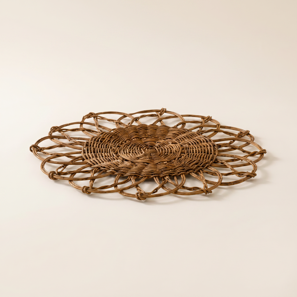 Rattan Flower Placemat