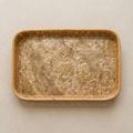 White Mother of Pearl Rectangular Tray