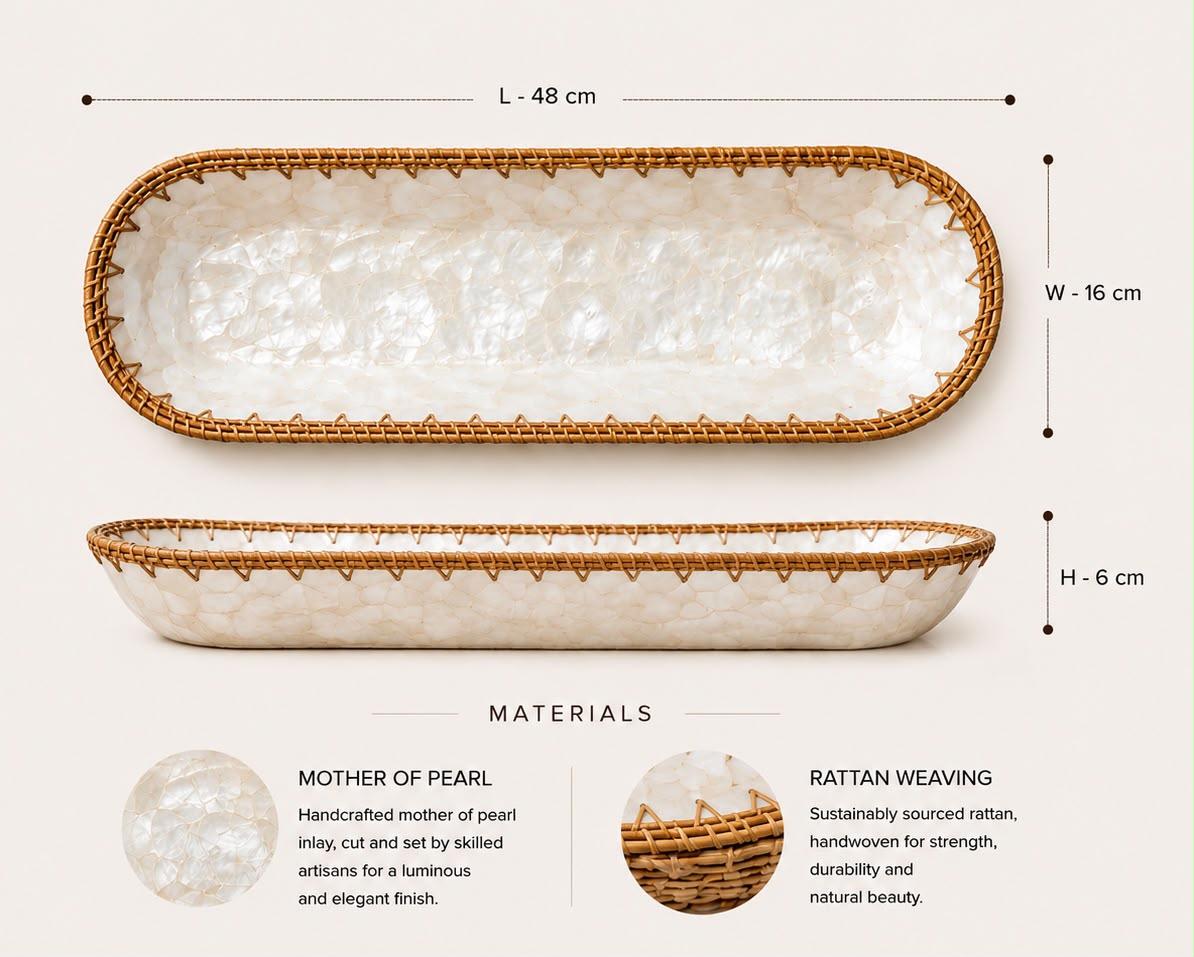 Luna Pearl Tray