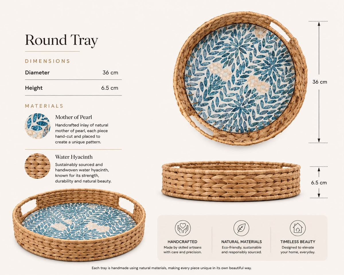 Botanical Round Tray
